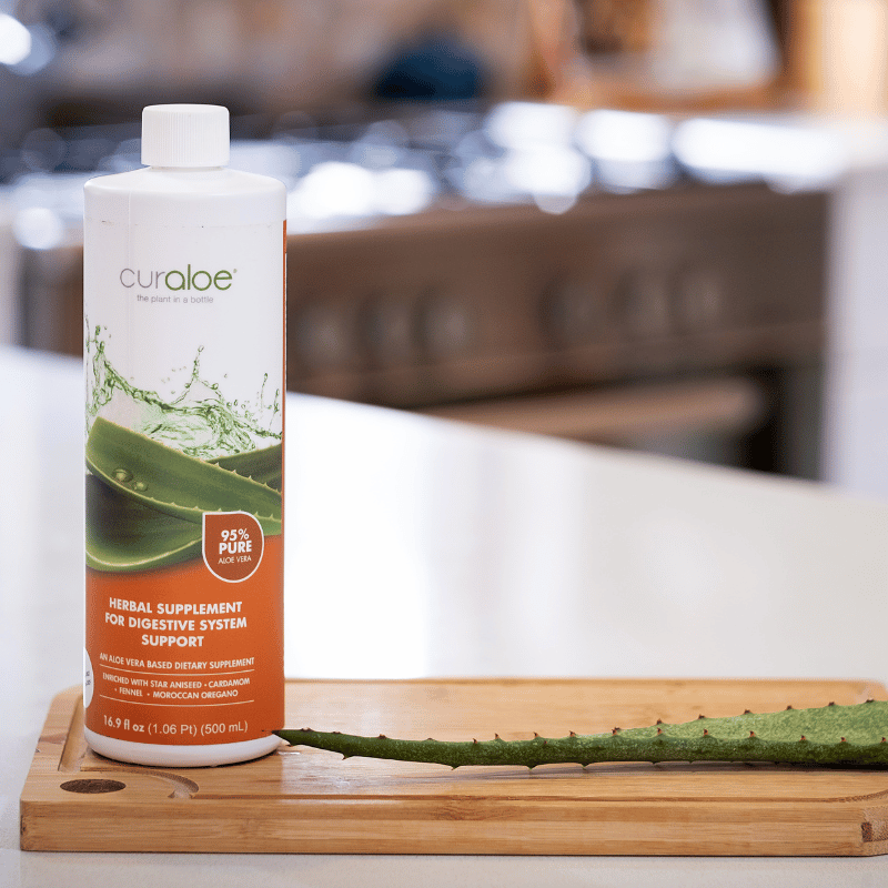 Healthy Digestion Supplement - Aloe Vera with Peppermint and Fennel