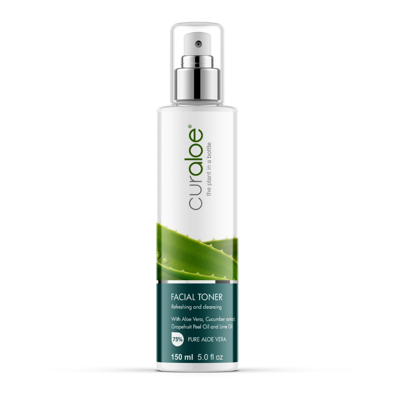 Curaloe Hydrating Facial Toner: 75 % Aloe Vera für ausgeglichene, frische  Haut