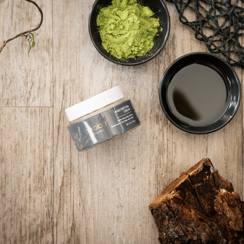 Bio-Anti-Aging-Creme – 65 % Aloe Vera und Reishi-Pilz