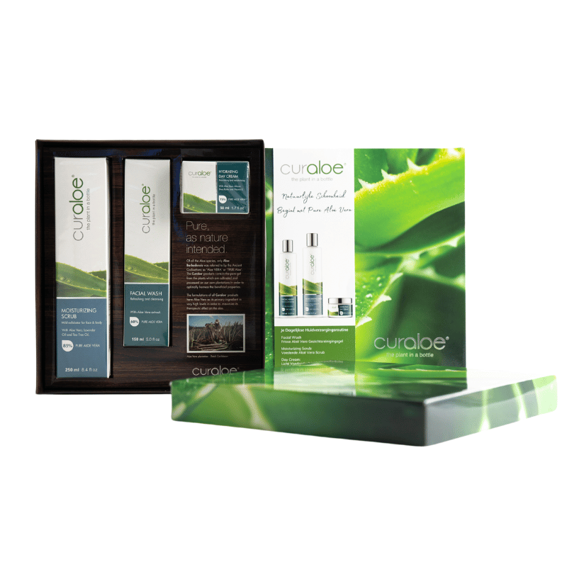 Premium gift packaging to showcase natural Aloe Vera skincare