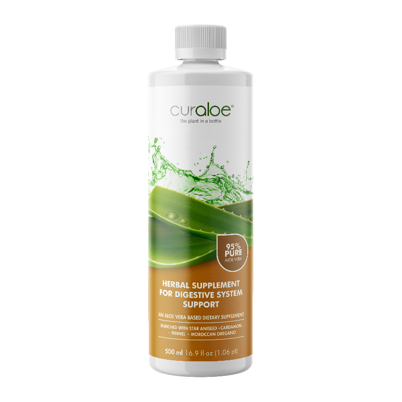 Nahrungsergänzungsmittel zur Verdauungsunterstützung – 95 % Aloe Vera für  eine gesunde Verdauung
