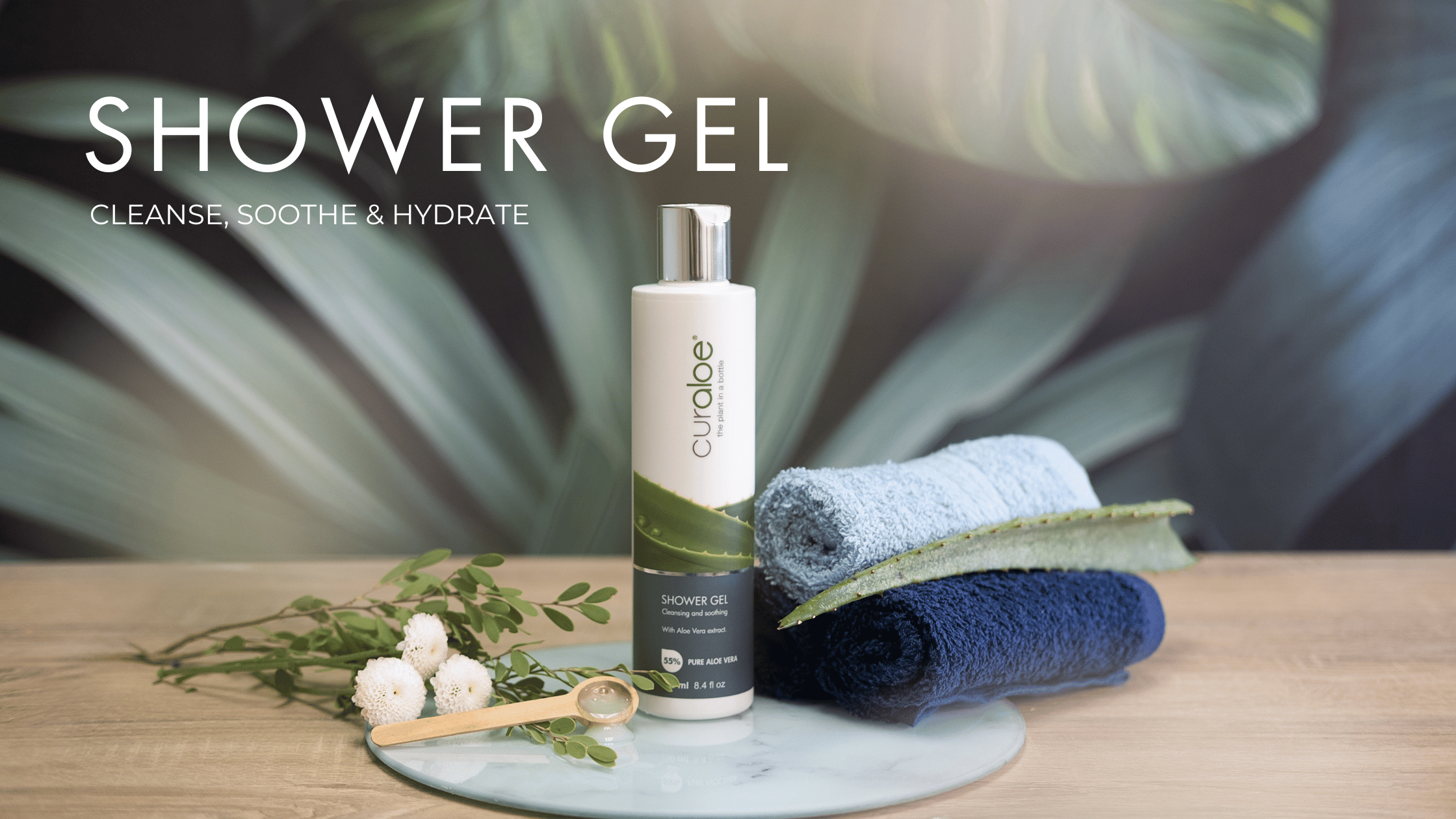 Curaloe Aloe Vera Shower Gel – Cleanse, Soothe & Hydrate with Every Wash