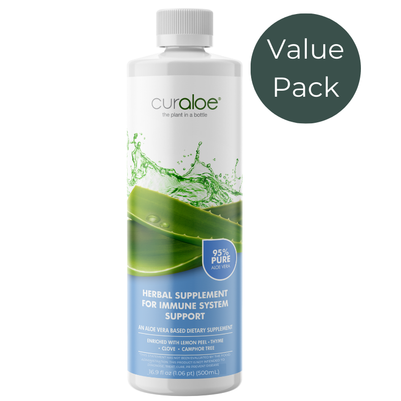 Immune System Support Supplement Value Pack - 95% Aloe Vera