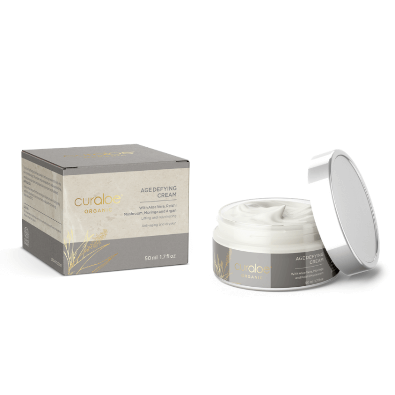 Age Defying Cream Organic 50ml - 65% Aloe Vera
