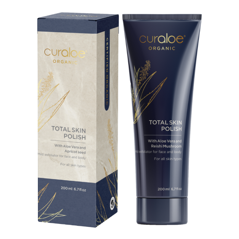 Curaloe Total Skin Polish Exfoliator - Natural Skincare Products for Teenage Skin