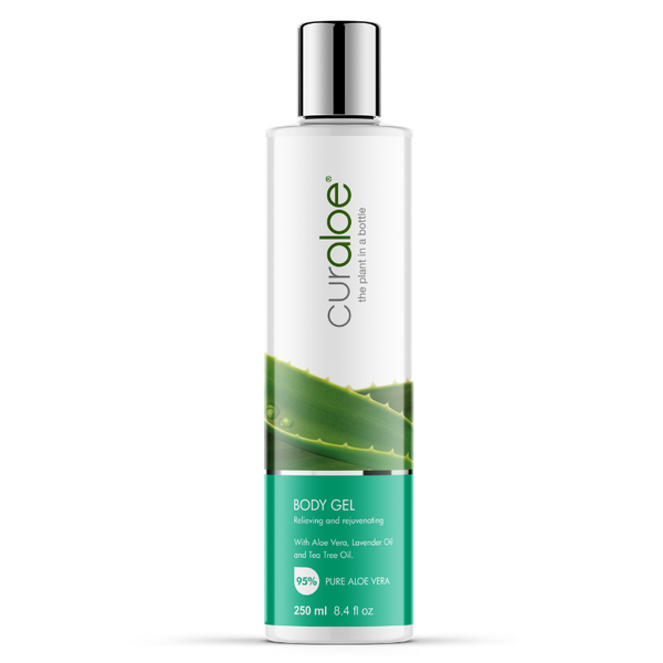 Curaloe Body Gel Skin Repair Gel - 95% Pure Aloe Vera Gel