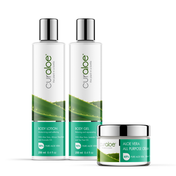 Curaloe Ultimate Aloe Vera Body Care Set