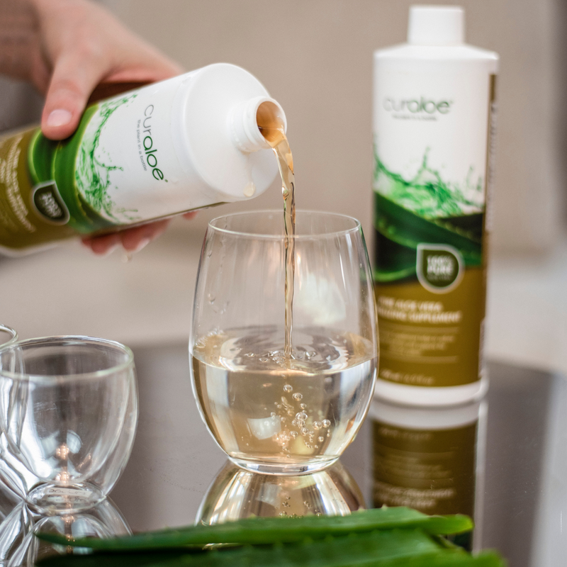 Pure Aloe Vera Supplement from inner leaf extract - Vitamin Shot - 100% Aloe Vera
