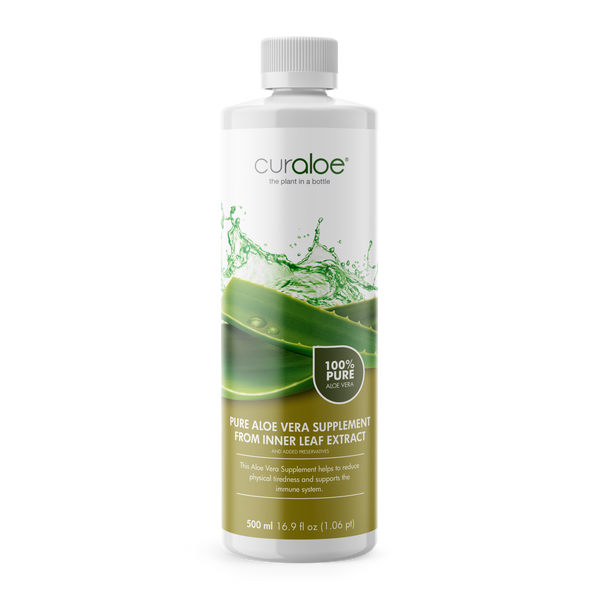 Suplemento puro de aloe vera a partir de extracto interno de hoja - Vitamin Shot - 100% aloe vera